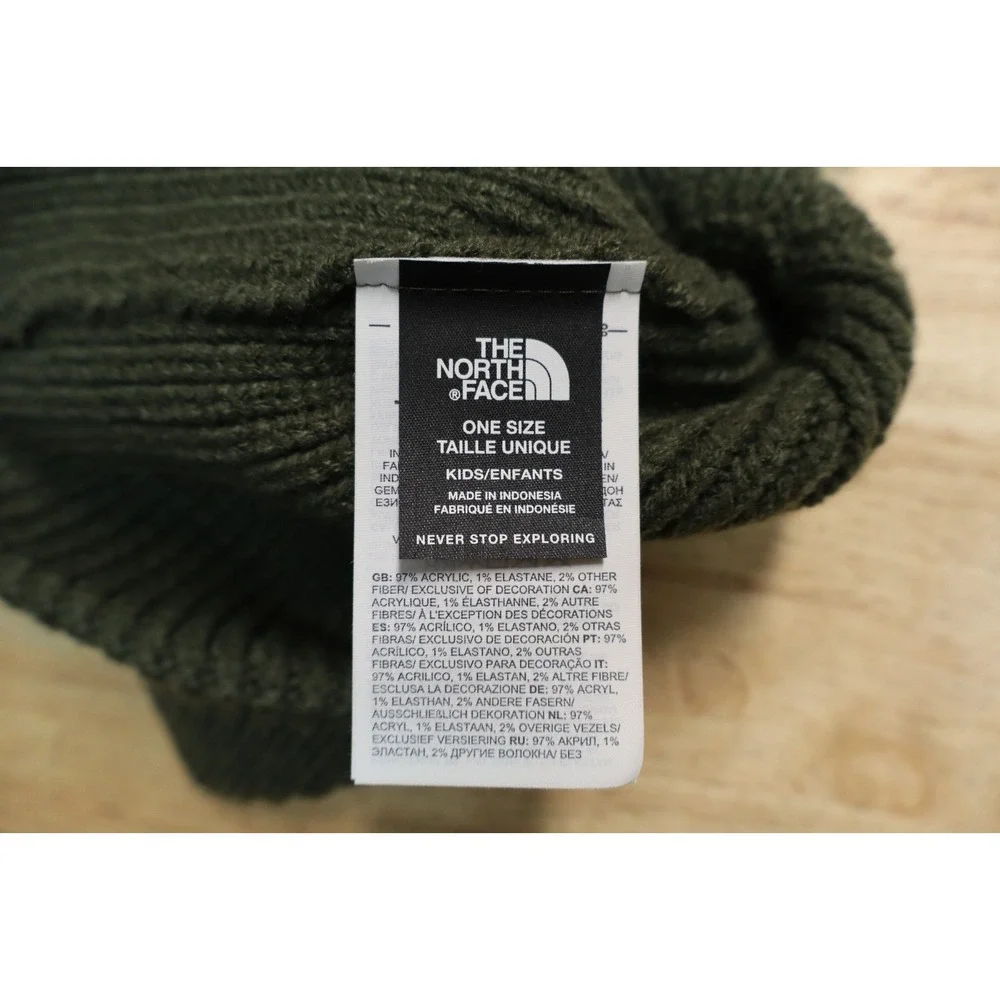 Lot of 4 The North Face Classic Knit Beanie Cuffed Hat Unisex Youth One Size